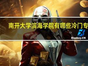 南开大学滨海学院有哪些冷门专业