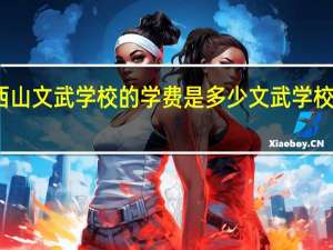南昌西山文武学校的学费是多少 文武学校学费多少钱