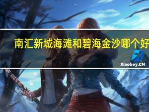 南汇新城海滩和碧海金沙哪个好玩
