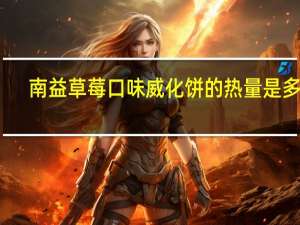 南益 草莓口味威化饼的热量是多少