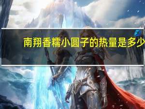 南翔 香糯小圆子的热量是多少