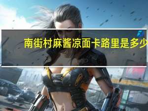 南街村 麻酱凉面卡路里是多少