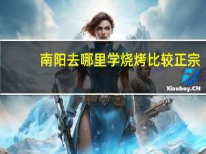 南阳去哪里学烧烤比较正宗