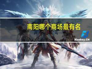 南阳哪个商场最有名