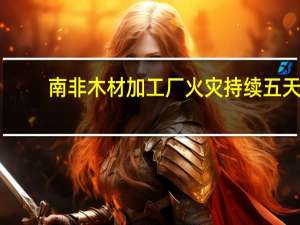南非木材加工厂火灾持续五天