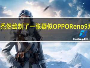 博主熊猫很禿然绘制了一张疑似OPPOReno9系列的相机布局图