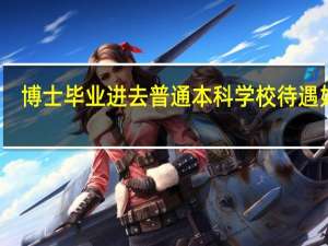 博士毕业进去普通本科学校待遇如何