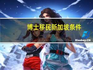博士移民新加坡条件