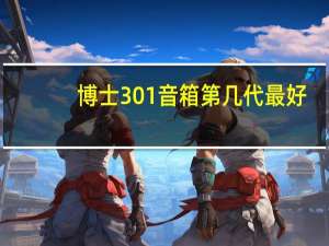 博士301音箱第几代最好