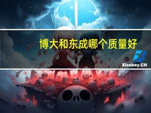 博大和东成哪个质量好