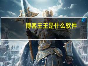博客王王是什么软件