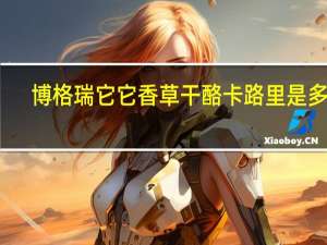 博格瑞 它它香草干酪卡路里是多少