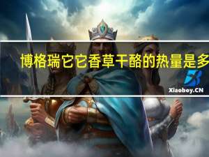 博格瑞 它它香草干酪的热量是多少