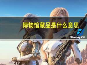 博物馆藏品是什么意思