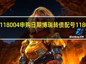 博瑞转债118004申购日期 博瑞转债配号 118004中签号时间