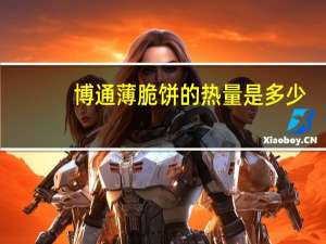 博通 薄脆饼的热量是多少