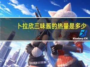 卜拉欣 三味酱的热量是多少