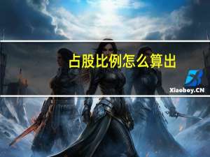 占股比例怎么算出