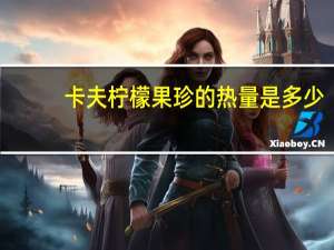 卡夫 柠檬果珍的热量是多少