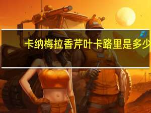 卡纳梅拉 香芹叶卡路里是多少