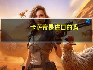 卡萨帝是进口的吗