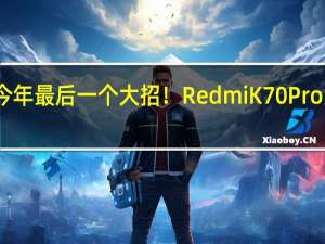 卢伟冰今年最后一个大招！Redmi K70 Pro关键参数曝光