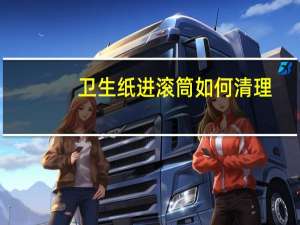 卫生纸进滚筒如何清理