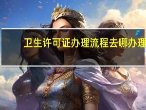 卫生许可证办理流程去哪办理（卫生许可证办理材料）