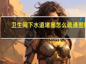 卫生间下水道堵塞怎么疏通图解（卫生间下水道堵塞怎么疏通）
