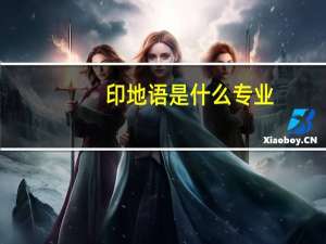 印地语是什么专业