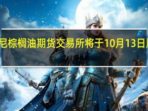 印尼棕榈油期货交易所将于10月13日周五推出