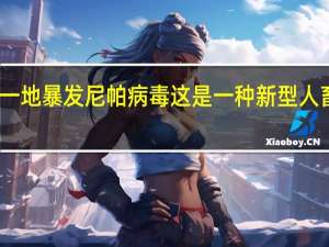印度一地暴发尼帕病毒 这是一种新型人畜共患病毒