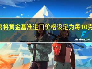 印度将黄金基准进口价格设定为每10克640美元