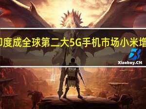 印度成全球第二大5G手机市场 小米增速显著