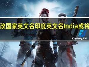 印度或改国家英文名 印度英文名India或将改为Bharat