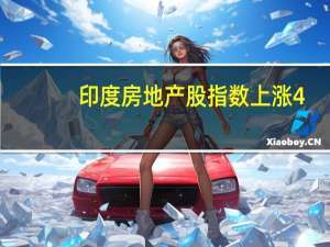 印度房地产股指数上涨4.7%达到自2008年以来的最高水平