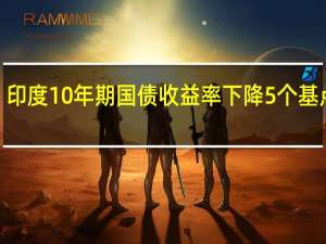 印度10年期国债收益率下降5个基点至7.16%
