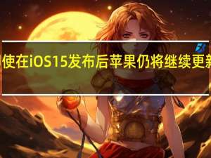 即使在iOS15发布后苹果仍将继续更新iOS14