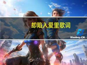 却陷入爱里歌词（陷入爱里面歌词）