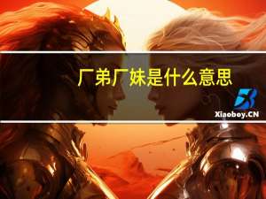 厂弟厂妹是什么意思