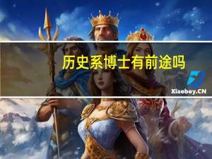 历史系博士有前途吗