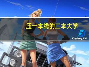 压一本线的二本大学
