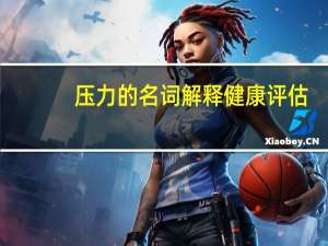 压力的名词解释健康评估