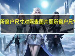 厕所窗户尺寸对照表图片 厕所窗户尺寸是多少