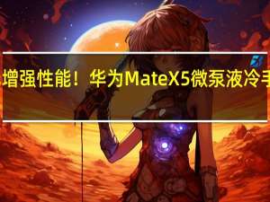 原价399元增强性能！华为Mate X5微泵液冷手机壳炒到950元