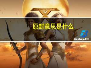 原封意思是什么