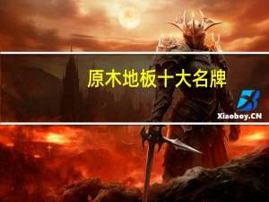 原木地板十大名牌