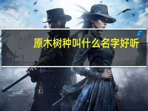 原木树种叫什么名字好听