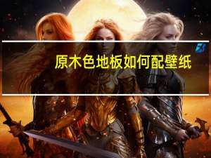 原木色地板如何配壁纸