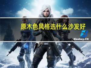 原木色风格选什么沙发好